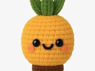 Knitted Pineapple