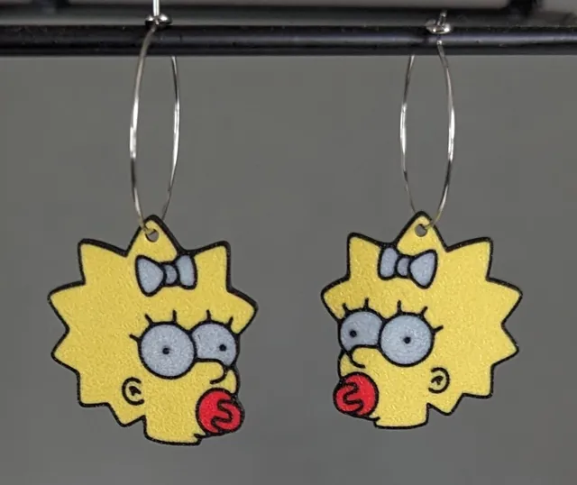 Maggie Simpson Earrings