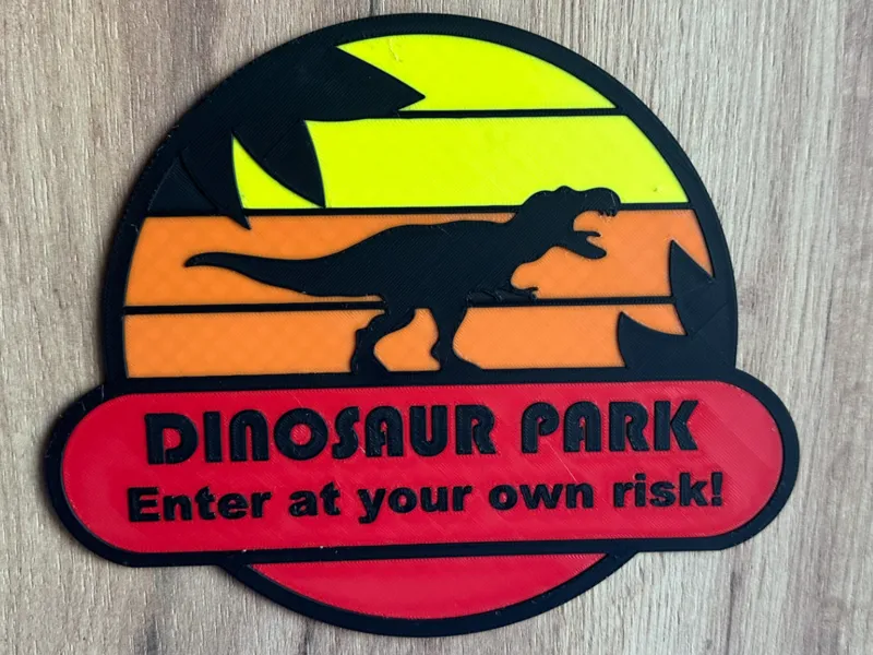 Dinosaur Park Sign