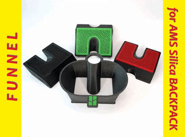 Funnel for AMS Silica Backpack Dry Box Gel Beads