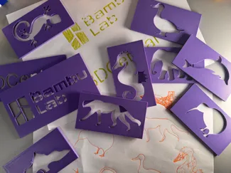 Kids Drawing Stencils - Animals selection