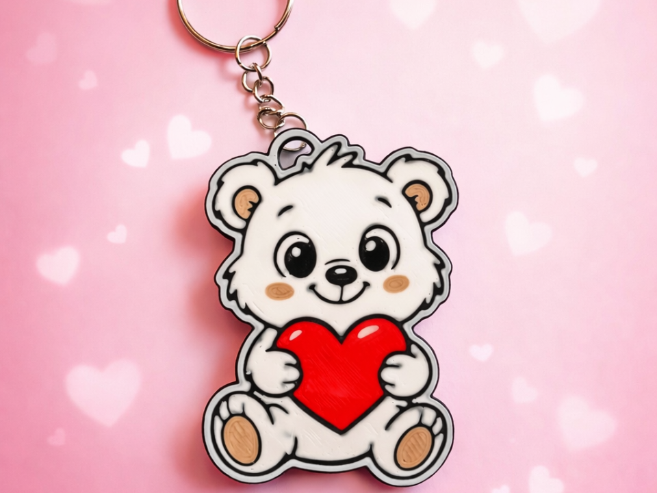 cute bear keychain