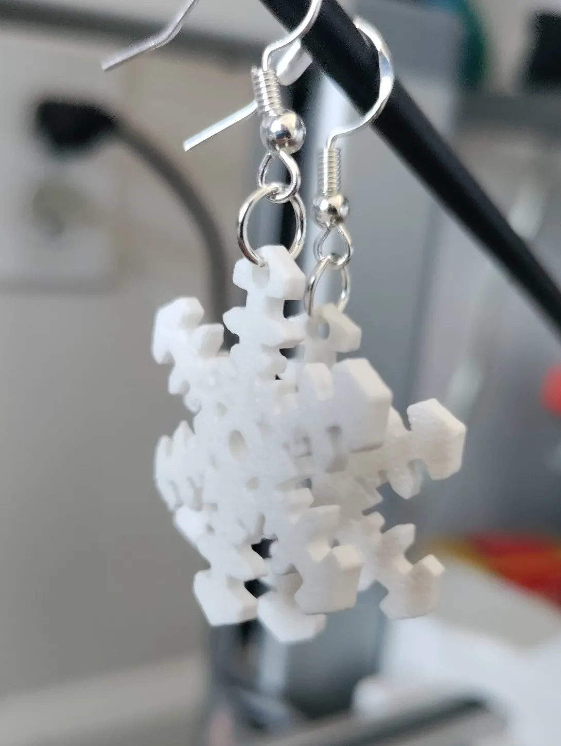 Snowflake Earrings view 2
