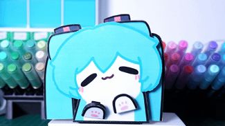 miku猫刨手手--电动玩具(可更换磁吸图案)