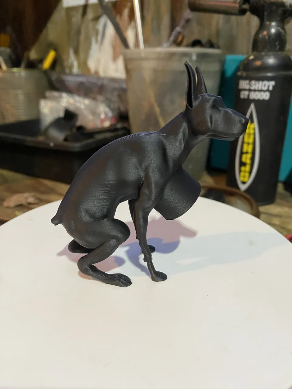 Poopin Doberman Toothpaste Cap view 2