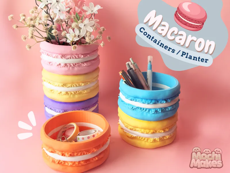 Macaron Containers / Planters!  No AMS needed!