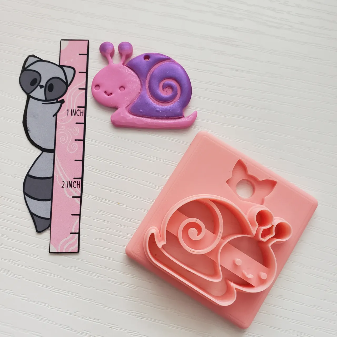 Snail Bug Polymer Clay Earring Cutter view 4