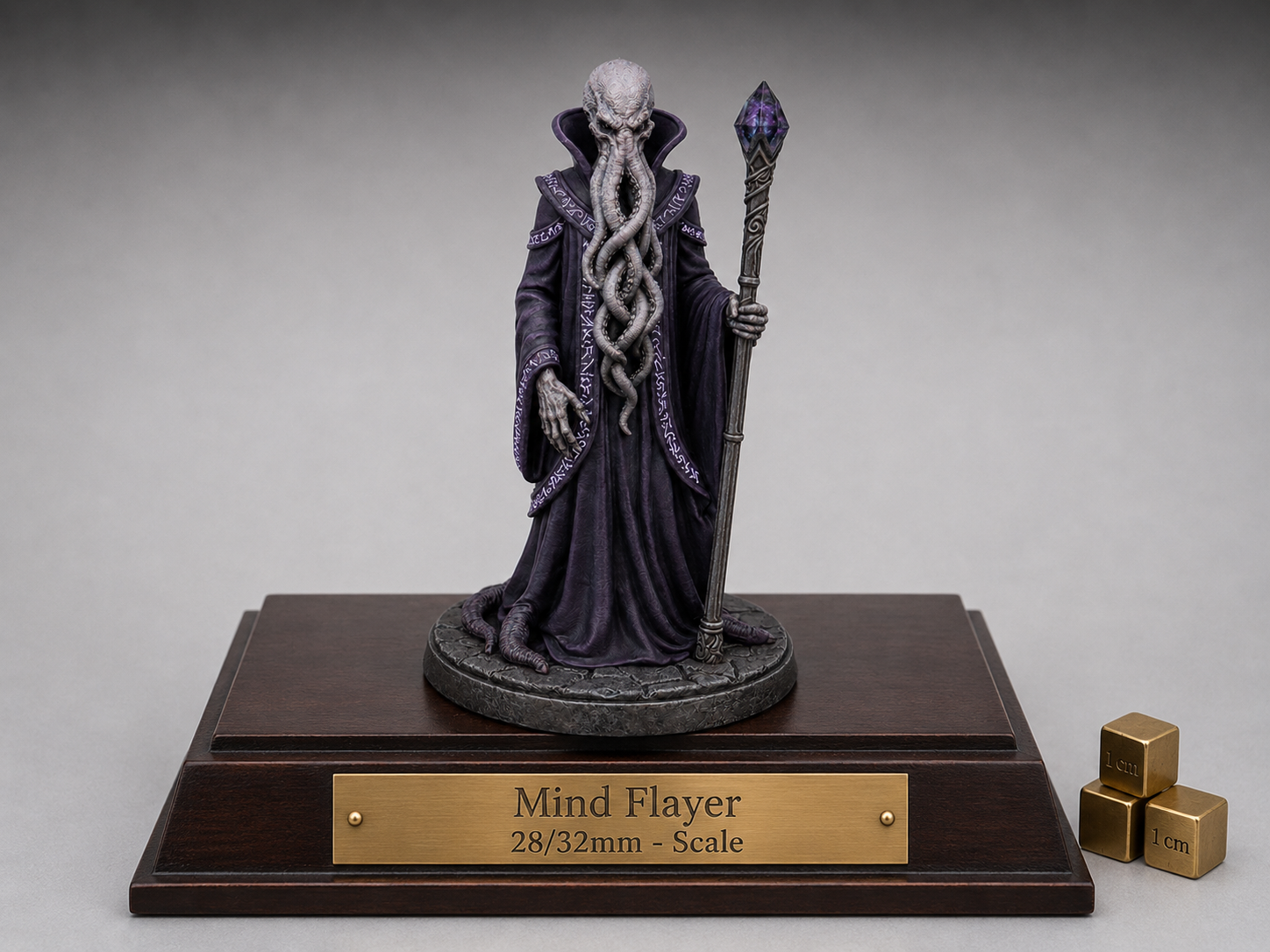 Mind Flayer Miniature (Tabletop 32mm)