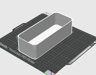 Small pencil box 20 cm x 8 cm x 5,5 cm