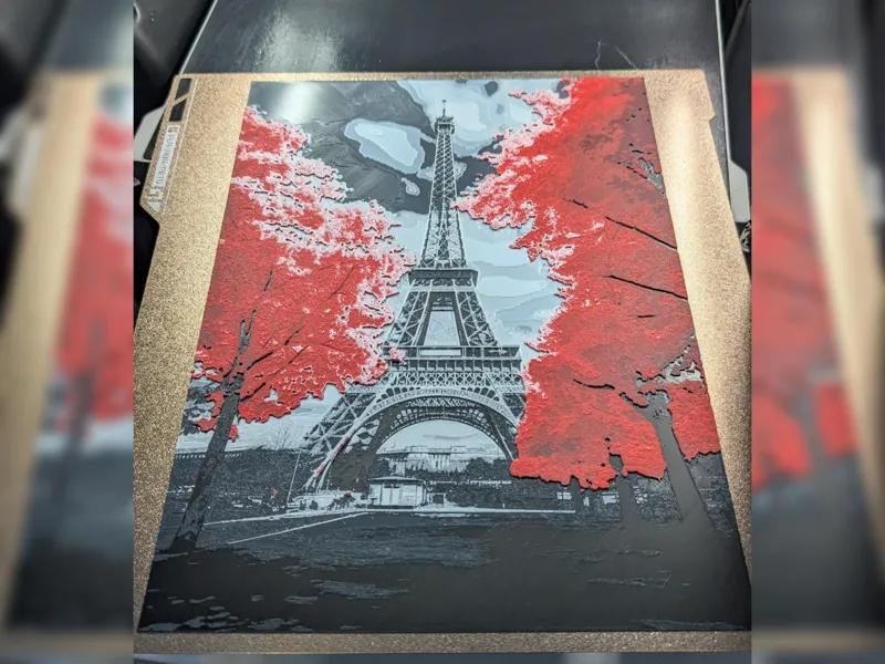 Eiffel Tower hueforge