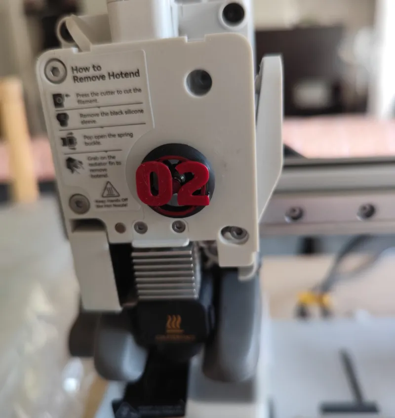 A1 toolhead Window Button