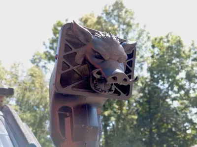 Snorkel Decoration - Air Intake Cover - Wild Boar