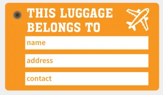 LUGGAGE SIGN 