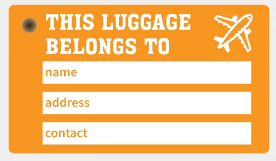 LUGGAGE SIGN 