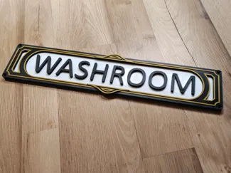 Door sign customizable 