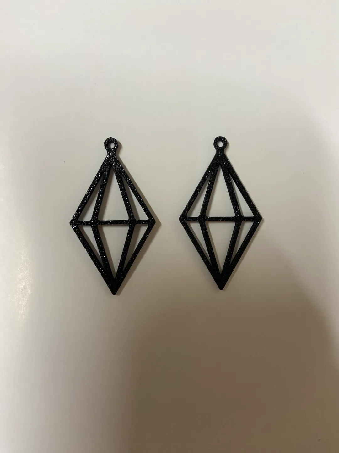 diamond earrings view 2