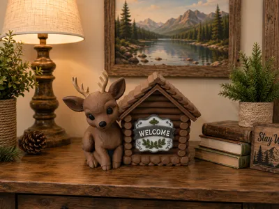 Deer / Buck Sign Holder-Seasonal Replaceable Signs