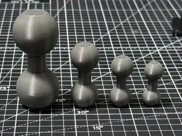 Adaptador: 17mm, 20mm, 25mm, 38mm double ball assortment — vista de referencia 4