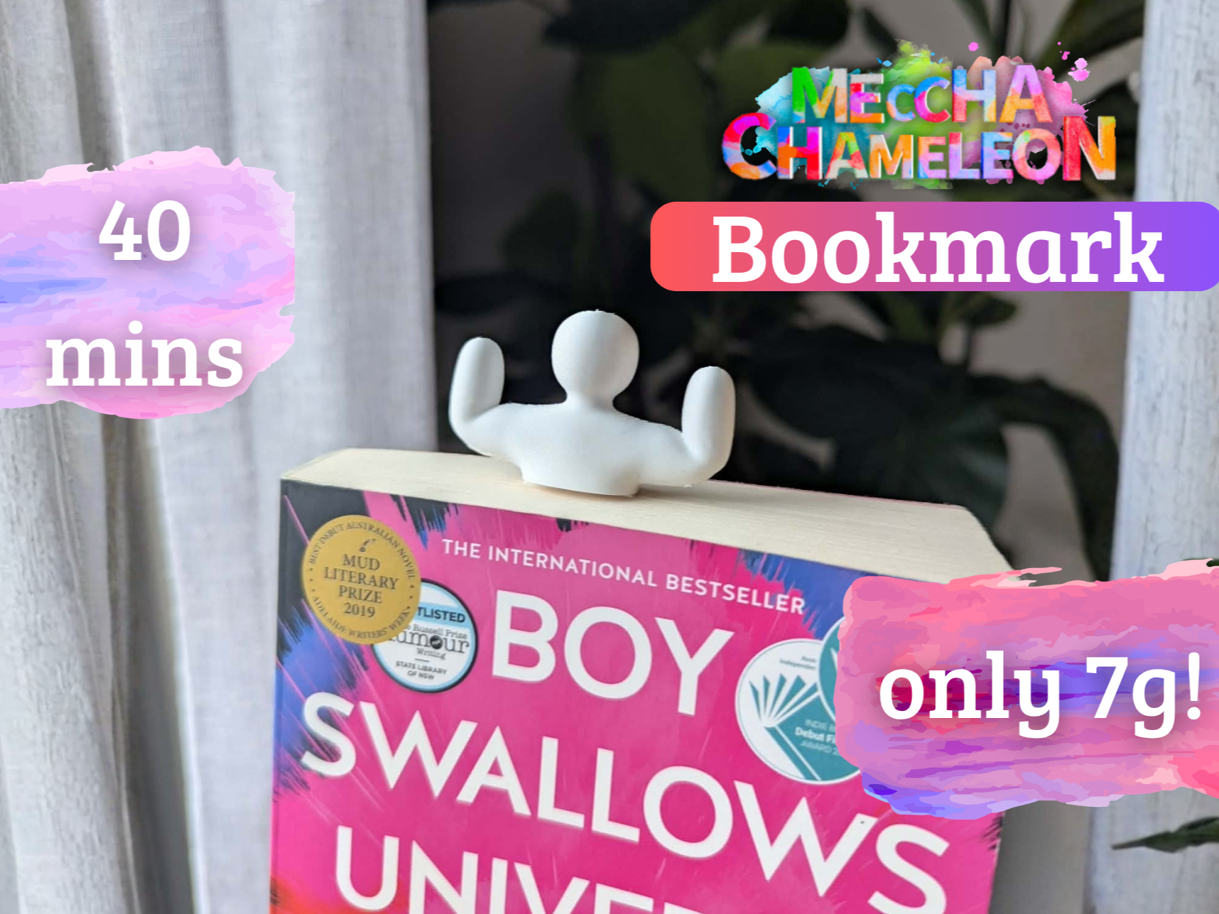 Meccha Chameleon Bookmark