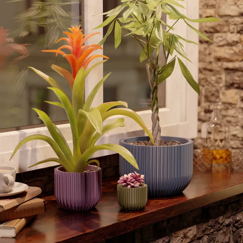 Modern Gear Plant Pot Design