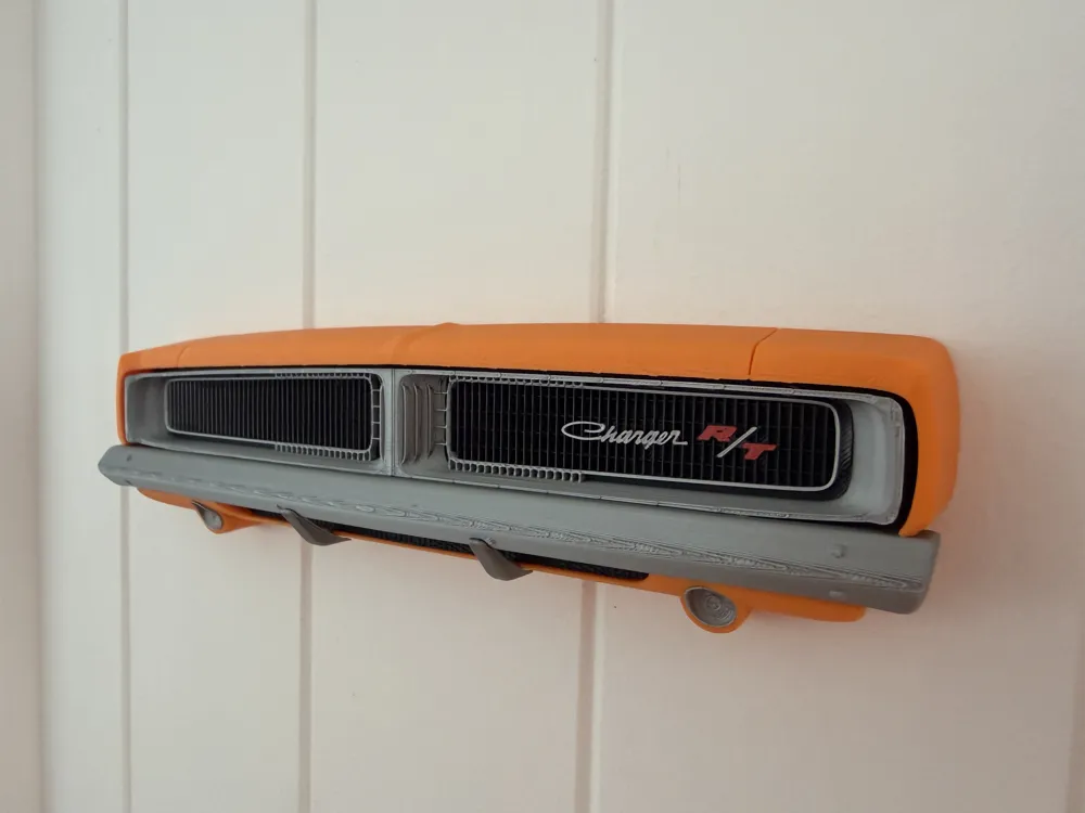 General Lee Key Rings General Lee front end/Key hanger - Small model - Free 3D Print Model ...