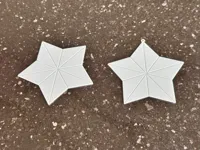 Étoile décorative à plat — photo 2