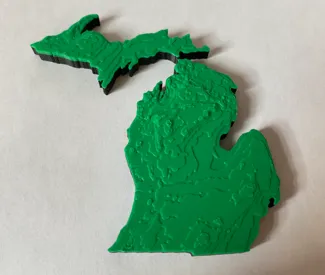 Michigan Topographical Map