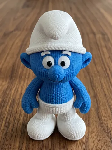Figura decorativa: Knitted Smurf Figure | The Smurfs — vista de referencia 2