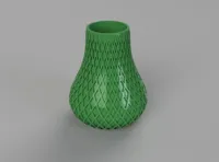 Vase motif torsadé — photo 3