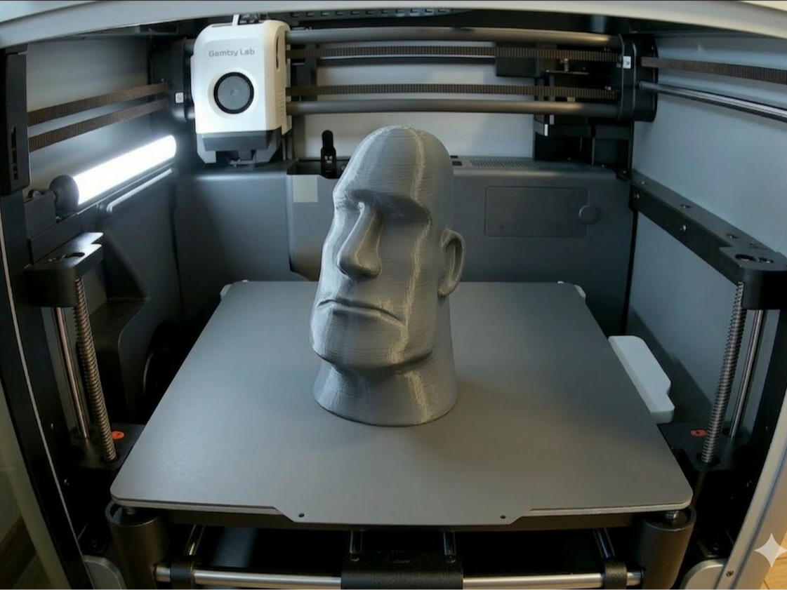 Easter Island Moai – 3D Printable Desk Ornament