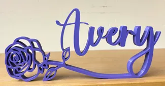 Avery Name Sign