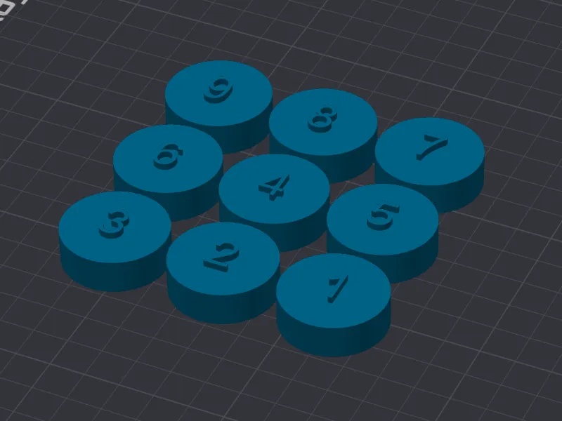 Cylindric Benchys Numbered