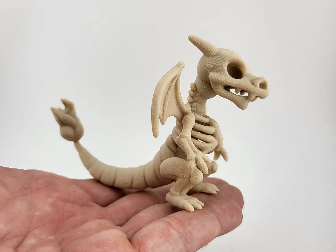 Sammelbare Drachenskelett-Figur, dekoratives Geschenk, Ornament