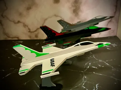f-16 kit card colored 
