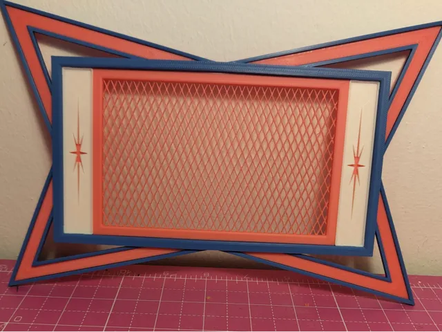 MCM modular shadow box earring holder