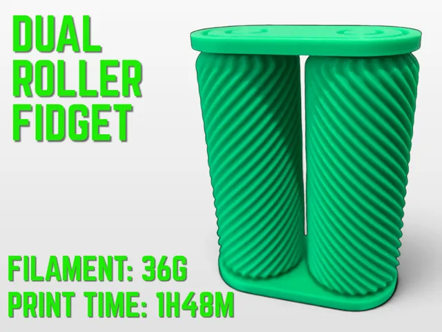 Dual Roller Fidget (Textured Stress Relief Toy)