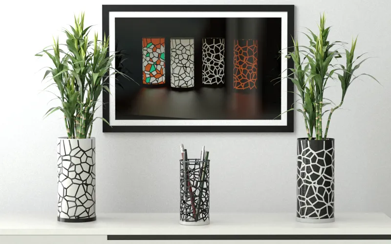 Pencilcup Vase Lamp (LampKit-compatible)