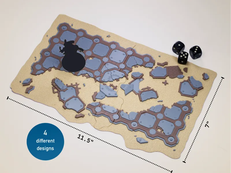 40K 11th Edition Footprint - Large Rectangle