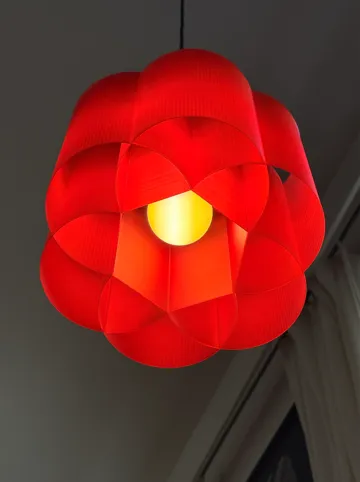 Dije o accesorio de collar: Petal Pendant Lamp Shade — vista de referencia 3