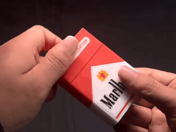 Marlboro Cigarette Pack Prank Bubble Blower view 2
