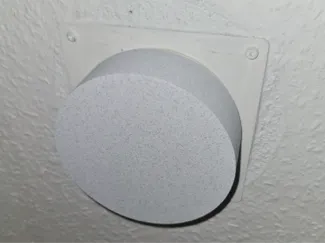Abdeckung für Wandrohr