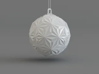 Fractal Christmas Bauble