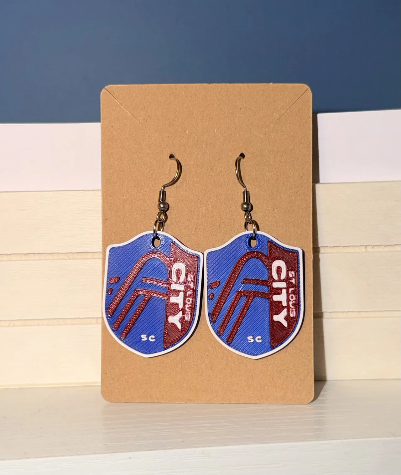 St. Louis City SC earrings view 2