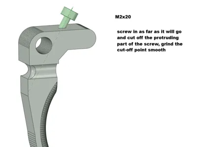 E18 Toy pistol from Ekcnheb - strengthened trigger