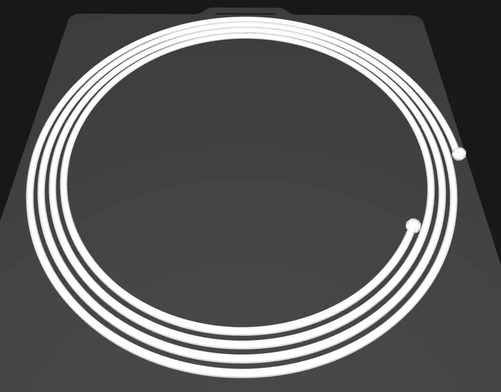 TPU Customizable Rope with optional bulb ends - Free 3D Print Model ...