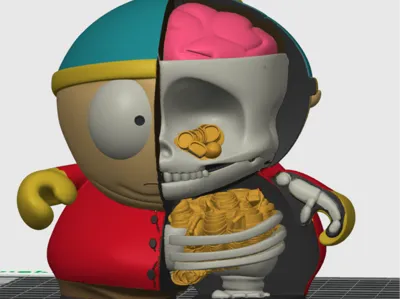 Cartman money split figure