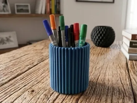 Ribbed Desk Organizer & Planter
