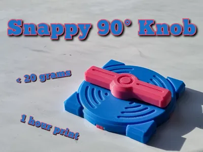 SNAPPY 90 Degree Knob