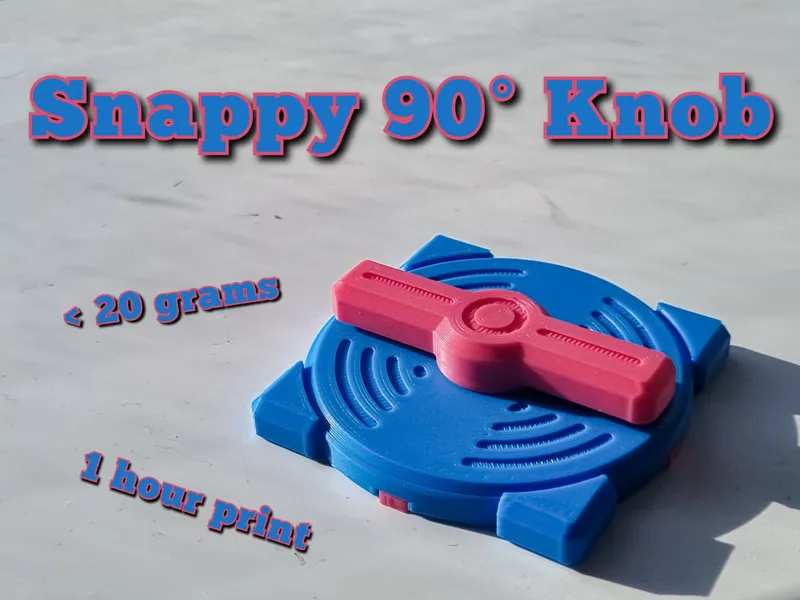 SNAPPY 90 Degree Knob