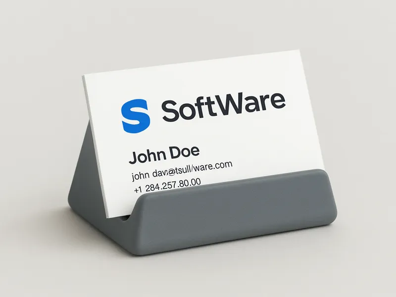 Minimalist Business Card Stand